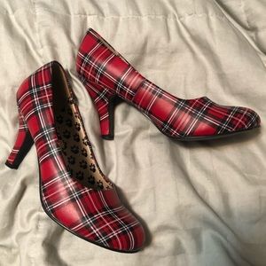 T.U.K. Plaid Pumps